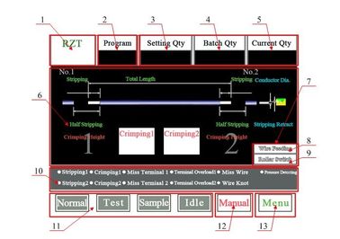 China High Speed Running Motion Control Systems For Both Ends Crimping Machine factory